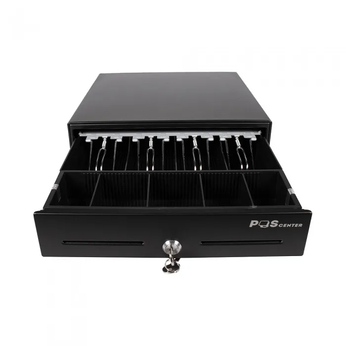 Денежный ящик Poscenter 13ЕМ 330х355х90 механический, PUSH, черный